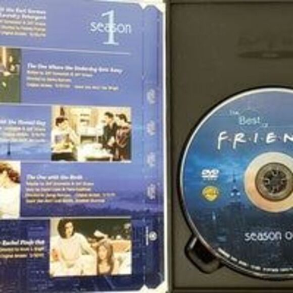 Friends Best of Season 1 DVD Top 5 Episodes Warner Bros Comedy TV - Picture 2 of 3